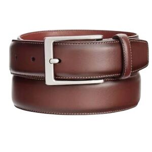 Perry Ellis Portfolio brown Amigo belt with contrast stitching Size 36 New